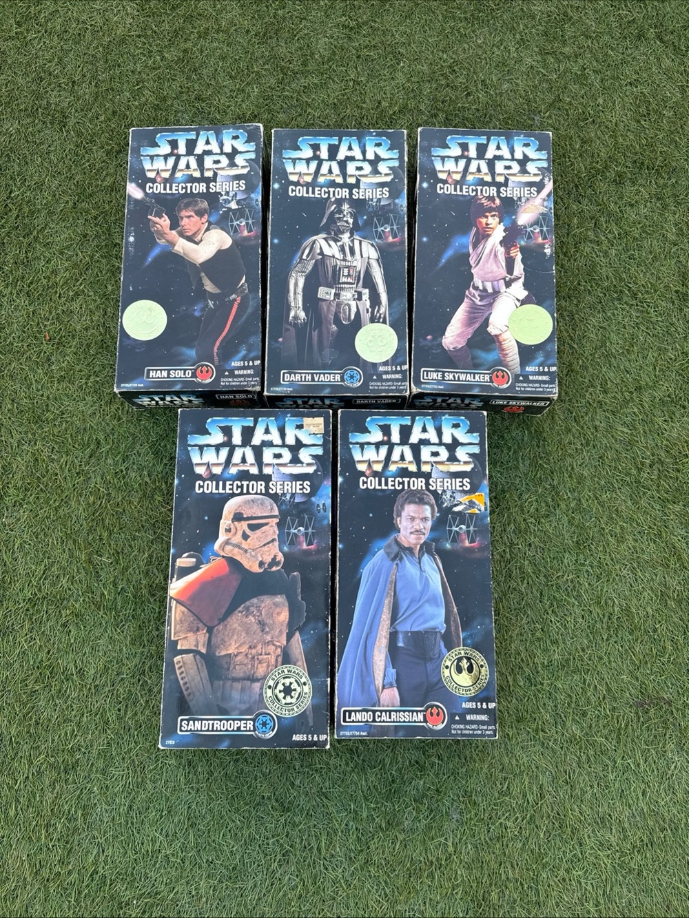 Star Wars Collector Series 12" Figure Lot 5 Kenner POTF 1996 Vader Solo Luke